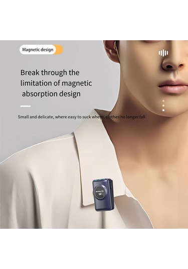 Xindoker 2.4g Kablosuz Mikrofon Seti - 50m Menzilli, Gürültü Önleyici, Şarj Kılıflı, Type-c Uyumlu