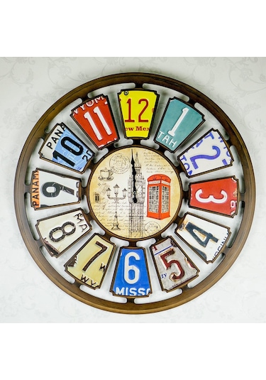 Galaxy 732-6 Büyük Boy Dekoratif 69Cm Duvar Saati