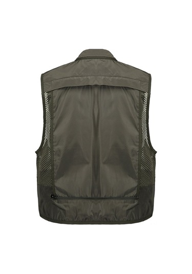 Artfulabode Yeşili Yeşil Yeleği Yeleği Yaz Ordu Kuruyan Koyu Hızlı Fotoğrafçılığı Çok Cepli Ceket Bel Balıkçılık Ağ Zj Koyu Yeşil