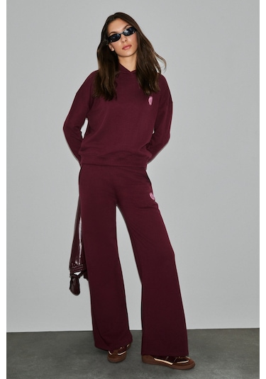 Urban Beat Elıtsa Kadın Bordo Sweatshirt Bordo