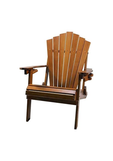 Adirondack Şezlong Koltuk - Masif Ahşap -Katlanır Yapı