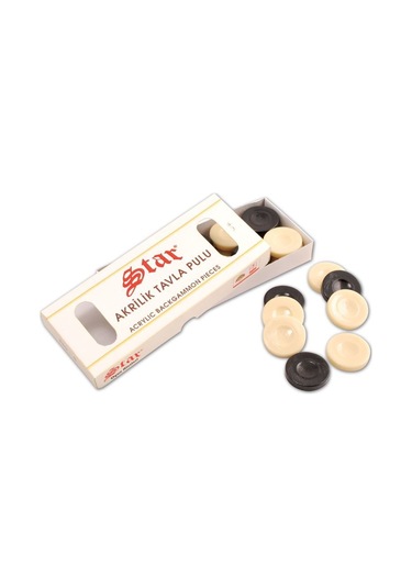 Star Akrilik Tavla Pulu Büyük Boy 1026304