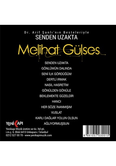 Melihat Gülses - Senden Uzakta Cd