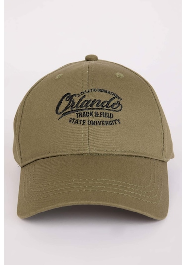 DeFacto Erkek Nakışlı Pamuklu Cap Şapka D7820AX25SMKH30