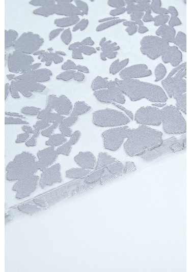 Pannello Tül Perde Beyaz Mor 140x295 Mor