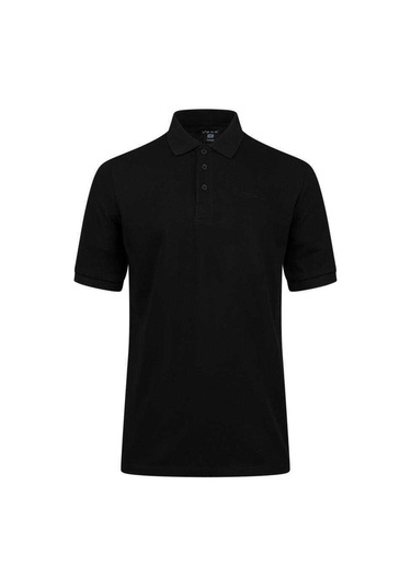 2as Art Erkek Polo Yaka Siyah T-shirt 2asarttpfbm25