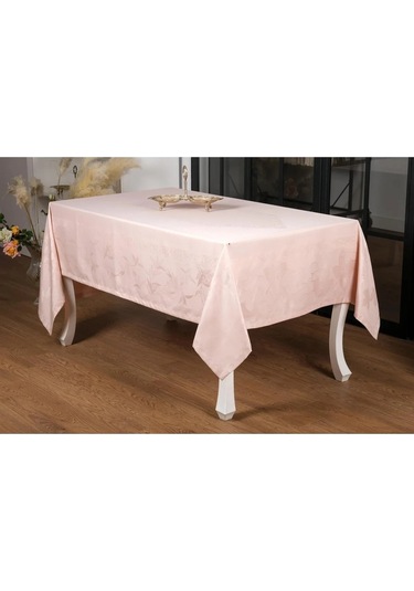 Çınar Lüx Jakar Bambu Kumaş Pudra Masa Örtüsü 160x320 Cm - 1059 Çok Renkli