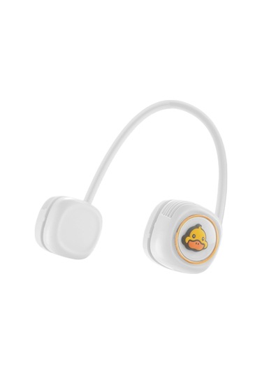 Soulader Sevimli Sarı Ördek Tasarımlı Taşınabilir Katlanabilir Usb İle Çalışan Mini Boyun Klipsli Serinletici Fan