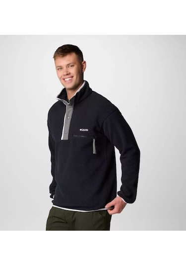 Columbia Men's Helvetia Iı Half Snap Fleece Pullover Erkek Polar Am5780 001
