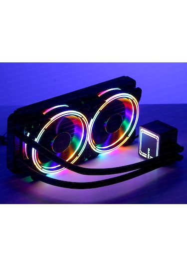 Dark AquaForce W246 240mm 2x12cm FRGB LED Fan + Pompa DKCCW246