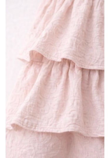 Baby Corner Fırfırlı Kız Bebek Elbise Pembe