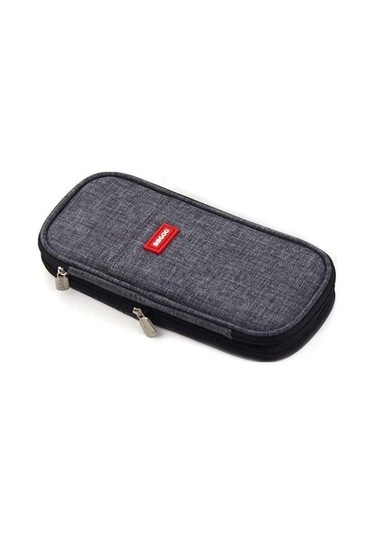 Willowhaven Angoo Pamuk Keten Büyük Kapasiteli Kalem Kırtasiye Çantası Siyah, 60x58x57cm, 480x876x883mm, 130g Siyah