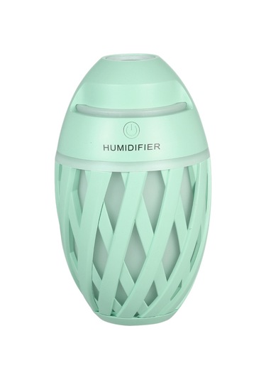 Leezsing Mini Rutbeli Nemlendirici: Iki Sprey Modu, Renkli Gece Lambası, Ev-ofis-araç Kullanıma Uygun, Yeşil