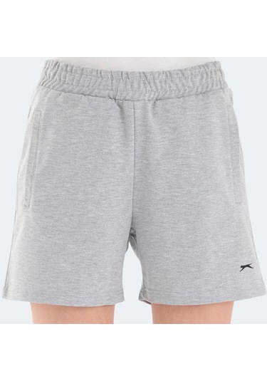 Slazenger RAMLAH I Kadın Cepli Gri Şort