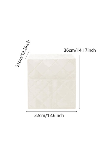 Homyl Kahve Yapma Makinesi Kapağı Yıkanabilir Su Geçirmez Bej