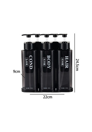 Suntek Magideal Doldurulabilir Pompa Şişesi 3 Kafa Koyu Kahverengi