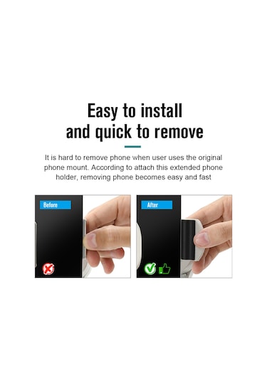 Vkemall Djı Om5/4/se İçin Pom El Tutucu Stablizör, Telefon Sabitleyici, 5.7-9.5cm Genişlik Aralığı, Magnetik Hızlı Kurulum Aksesuarı 1109219