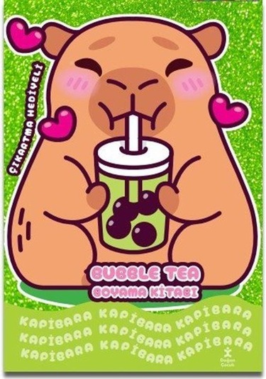 Kapibara - Bubble Tea Boyama Kitabı