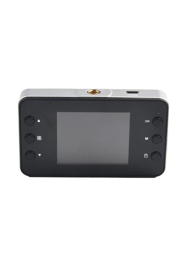 Createtech 1080p Hd Araba Dvr Çift Lens Ön Kamera Dash Cam 6 Ir Işık Video Kaydedici