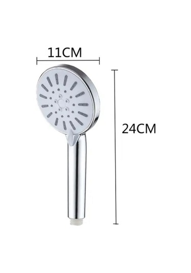5 Fonksiyonlu Snowball Duş Başlığı Beyaz
