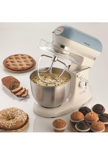 Ariete Vintage Mutfak Şefi - Mavi Çok Renkli