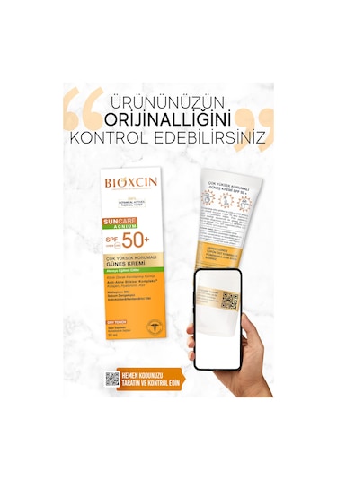 Bioxcin Sun Care Akneye Eğilimli Ciltler Için Güneş Kremi 50 Spf 50 Ml - Akne, Dry Touch, Mat