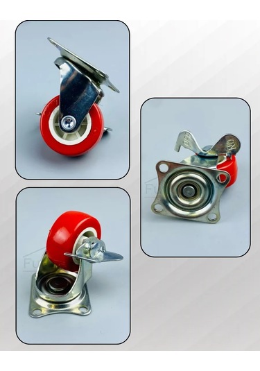 Furcom D38 Mm Dönebilen Mobilya Tekerleği 4 Adet 144030359 Diğer