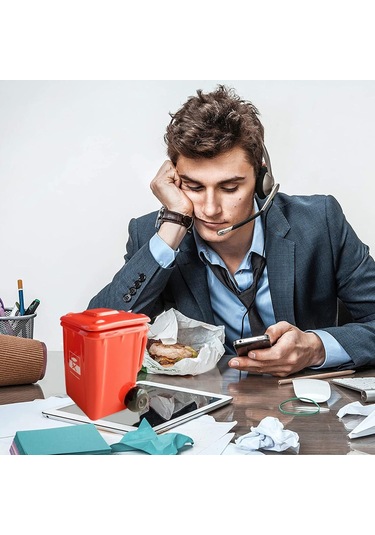 Xj-seramik Çöp Kovası Temalı Kahve Kupası, Çöp Kovası Kahve Kupası, Yenilikçi Kahve Kupası, Çöp Kovası Şeklinde Seramik Kupa, 401-500 Ml