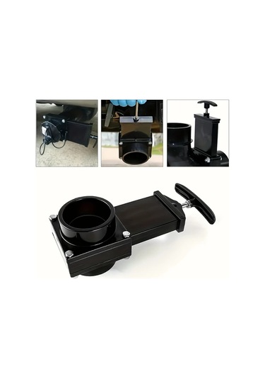 Xuweiwei Karavan Tahliye Valfi Siyah Manuel Tatlısu Vanası Atık Su Vanası Karavan Dönüşüm Aksesuarları