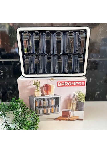 Baroness Baharatlı 12 Li Beyaz - Gri