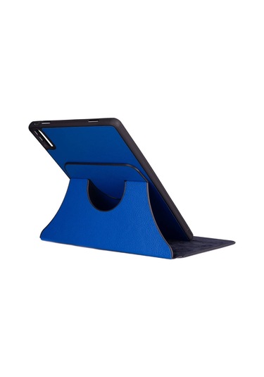 Teknocep Lenovo Tab P11 11.5" 2.nesil Uyumlu Fest Dönebilen Standlı Kılıf-mavi Tablet Kılıfı