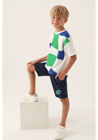 Rolypoly Yazlık Şort Ve Tişört Takımı 209202860 Mavi