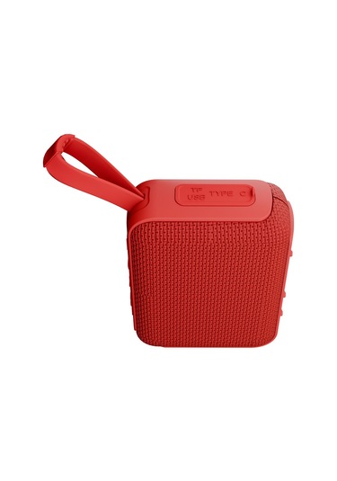 Asonıc As-03k Kırmızı Bluetooth Destekli 5w 1200mah Type-c Speaker