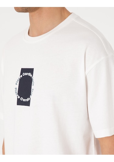 Pierre Cardin Erkek Beyaz Tişört 50310155-vr013 Beyaz