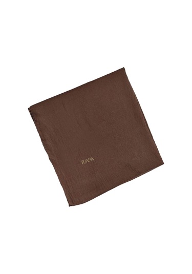Tuana Eşarp Pamuk Jazz Eşarp 105x105cm Acı Kahve