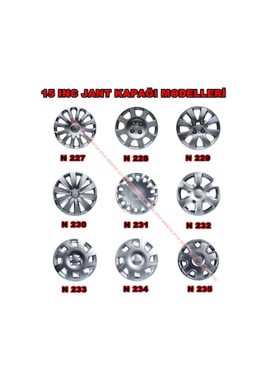 Rıms Nissan Note Uyumlu 15 Inc Jant Kapağı Takımı
