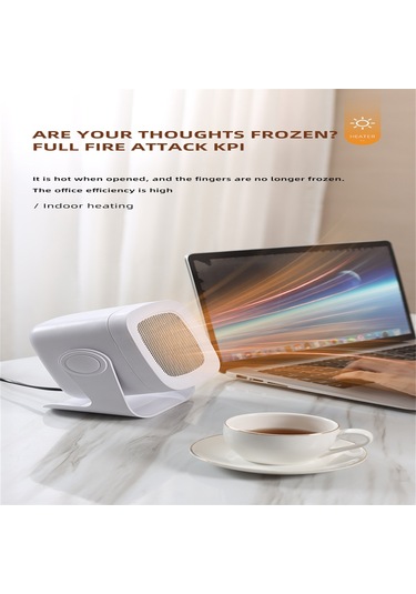 Kapalı Alanlar İçin Kompakt Tasarım Elektrikli Isıtıcı, Ayarlanabilir Hava Akışı Ve Sessiz Çalışma Özelliğine Sahip Hızlı Isınan Taşınabilir Mini Elemanlı Isıtıcı, Yüksek