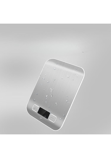 Siyah Küçük Elektronik Tartı Elektronik Tartı Yüksek Hassasiyetli Mutfak Terazisi Pişirme Hassas Ev Ticari Gıda Tartı 5 Kg