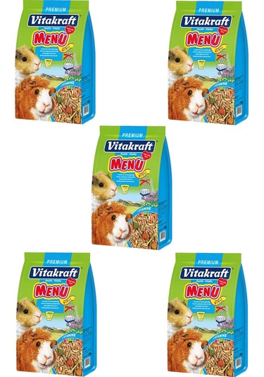 Vitakraft Menü Vital Premium Ginepig Yemi 1 Kg x 5  Adet