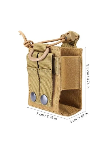 Megalavka Baofeng, Retevis, Kenwood İçin Taktik Telsiz Çantası Kılıfı 143251859