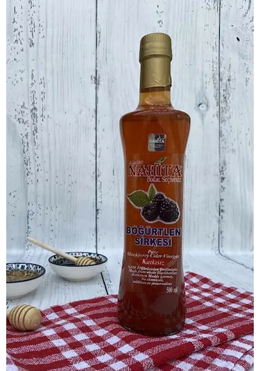 Nahita Böğürtlen Sirkesi % 100 Doğal Katkısız 500 ML