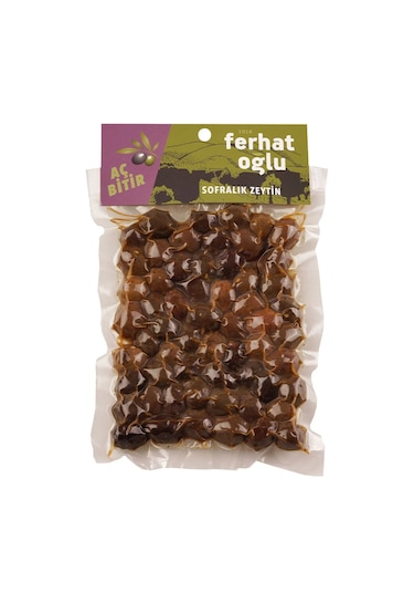 Siyah Çevirme Zeytin Baharatlı 200 G - Vakumlu Paket