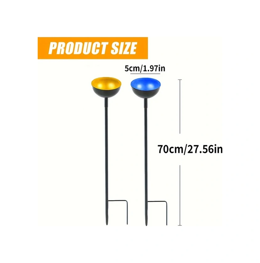 Gateesat 4 Renkli 5 Katlı Metal Bahçe Kelebek Ve Arı Besleyici Dayanıklı Dış Mekan
