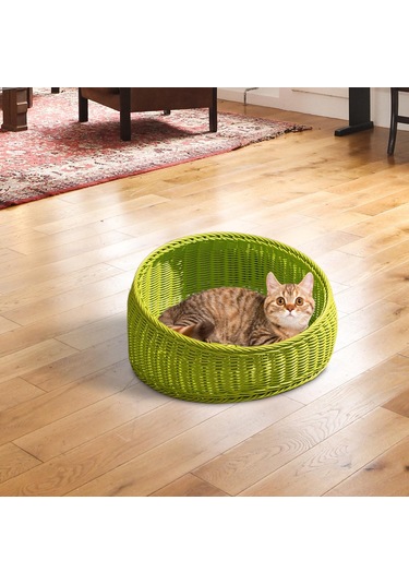 Suntek Kedi Uyku Yatağı Köpek Yaz Için Taşınabilir Yeşil