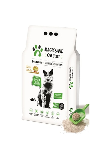 Magicsand Cat Litter Kavun Kokulu İnce Bentonit Kedi Kumu 20 L