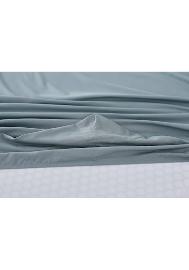 Colourful Fitted Çarşaf Tek King Size - Yeşil