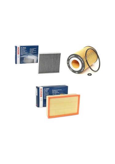 Seat Leon 1.6 Tdı 3'lü Filtre Bakım Seti 2013 - 2017 Bosch