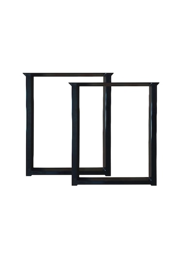 CVTdesign Metal Ayak Masif Kütük Sehpa Bench Bank Ayağı Profil Ayaklar
