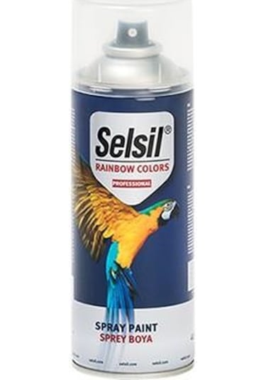 Selsil Mat Siyah Sprey Boya Ral9005 400 ML