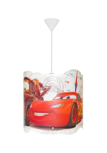 Ykc Pixar Cars Çocuk Odası Dekoratif Tavan Lambası Sarkıt-Lisansl